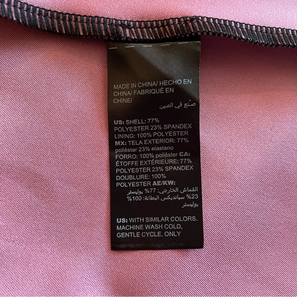 WHBM Floral Print Fit & Flare Sleeveless Scuba Knit Ruffle Hem Midi Dress Size 6 - Picture 8 of 9